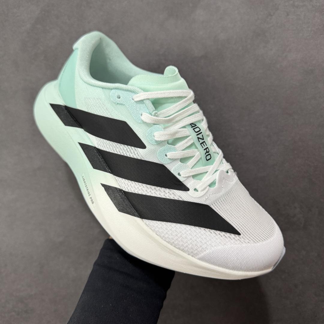 图片[3]-【公司级】Ad Adizero Evo SL 轻盈跑鞋 耐磨减震专业跑步鞋 冲向目标，一路向前，不断挑战和突破自我 无论是平时训练还是马拉松，让这款adidas跑步鞋伴你畅快开跑 兼具舒适性和结构感，搭载Lightstrike科技，为步伐注入活力 货号：JH6208 尺码：36 36.5 37 38 38.5 39 40 40.5 41 42 42.5 43 44 44.5 45 编码：FSB210220-选品中心