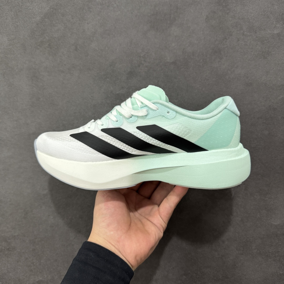 图片[2]-【公司级】Ad Adizero Evo SL 轻盈跑鞋 耐磨减震专业跑步鞋 冲向目标，一路向前，不断挑战和突破自我 无论是平时训练还是马拉松，让这款adidas跑步鞋伴你畅快开跑 兼具舒适性和结构感，搭载Lightstrike科技，为步伐注入活力 货号：JH6208 尺码：36 36.5 37 38 38.5 39 40 40.5 41 42 42.5 43 44 44.5 45 编码：FSB210220-选品中心