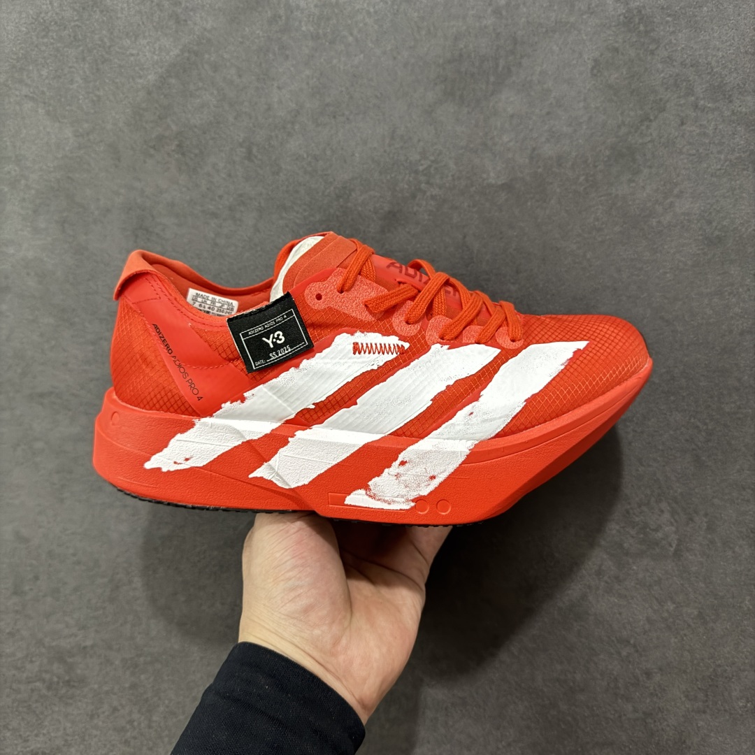 【公司级】adidas Y-3 Adizero Adios Pro 4 M 舒适百搭防滑耐磨 低帮跑步鞋 货号：JR6659 尺码：36 36.5 37.5 38 38.5 39 40 40.5 41 42 42.5 43 44 45 编码：FSB240250-选品中心