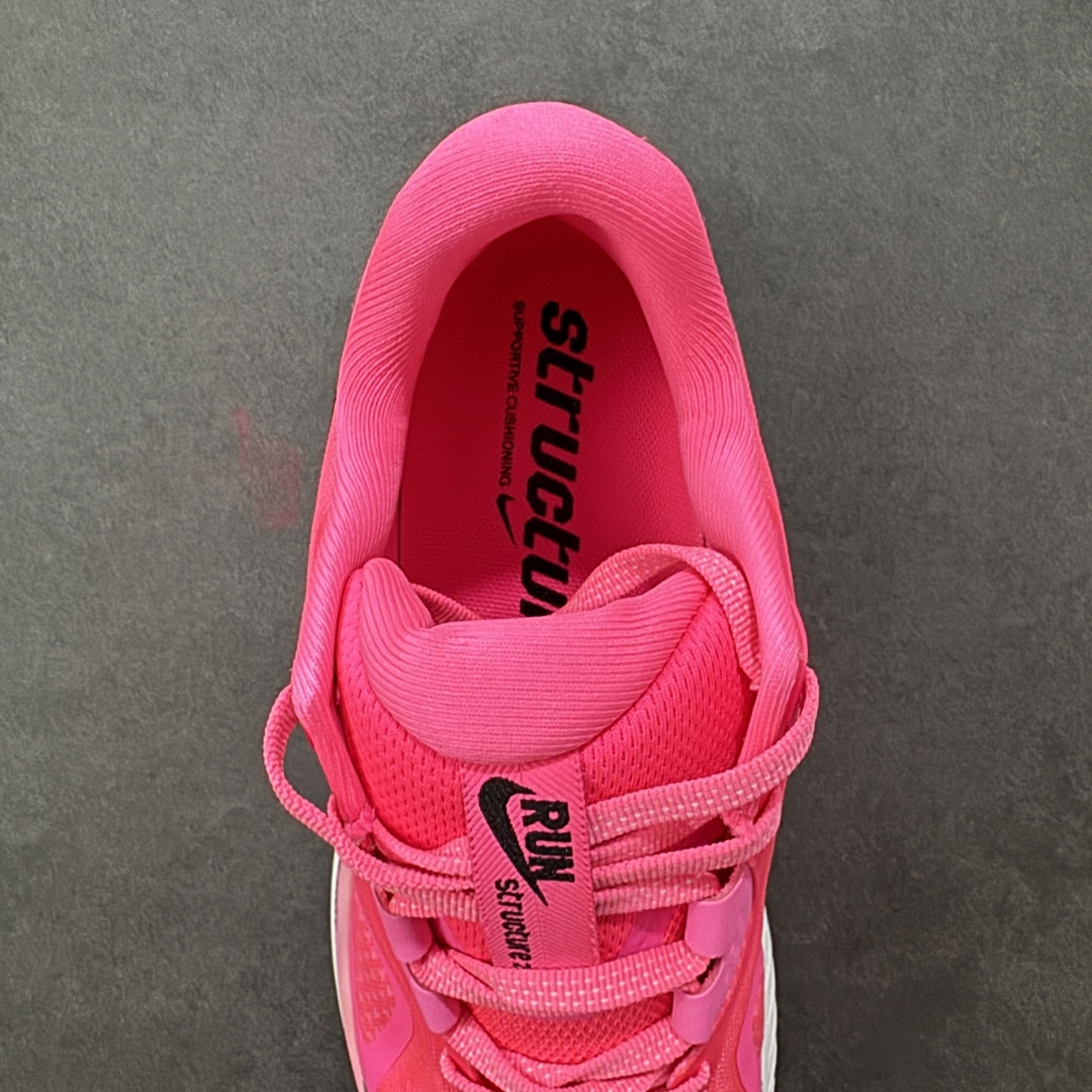 图片[7]-【公司级】Nike Air Zoom Structure 26轻量跑鞋 鞋面采用透气工程网眼材质制作，鞋身整体轻盈舒适透气,鞋子颜色以玫红色为主色调！耐克Logo以黑色搭配，整体颜色非常协调，简约风格，让日穿的穿搭更时尚。前掌搭载Air Zoom气垫，中底采用泡棉减震科技 货号：HJ1101-601 尺码：36 36.5 37.5 38 38.5 39 40 40.5 41 42 42.5 43 44 45 编码：YBB220230-选品中心