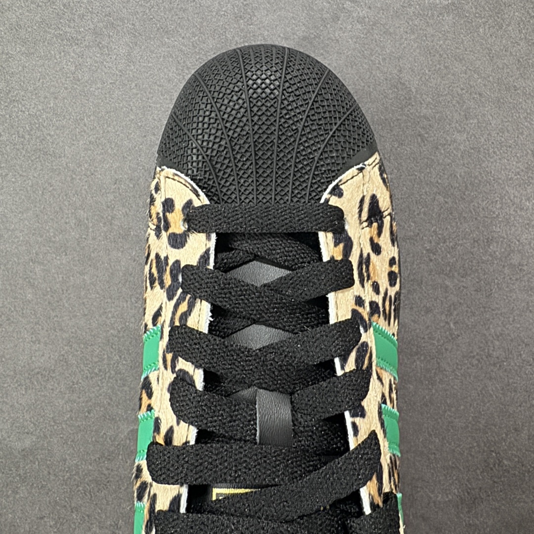 图片[8]-【GX版本】adidas originals SUPERSTAR Leopard 黑绿色 货号：JP8165 尺码：35 36 36.5 37 38.5 39 40 40.5 41 42 42.5 43 44 44.5 45-选品中心