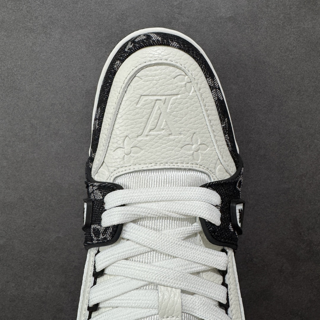 图片[8]-【GQ福利】LV Trainer 系列 经典低帮系带休闲运动百搭板鞋 原包装 原产高性价比 采用皮革鞋面材质 内里小羊皮打造及去味海玻璃脚垫，空胶工艺，外置耐磨橡胶大底 外贸客订回流 白菜价跑量 尺码：36-46-选品中心