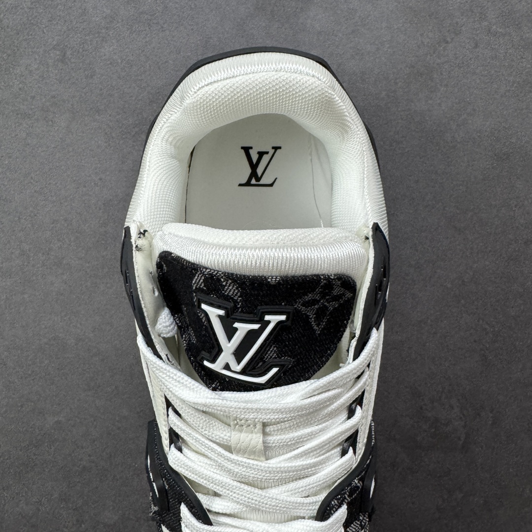 图片[7]-【GQ福利】LV Trainer 系列 经典低帮系带休闲运动百搭板鞋 原包装 原产高性价比 采用皮革鞋面材质 内里小羊皮打造及去味海玻璃脚垫，空胶工艺，外置耐磨橡胶大底 外贸客订回流 白菜价跑量 尺码：36-46-选品中心