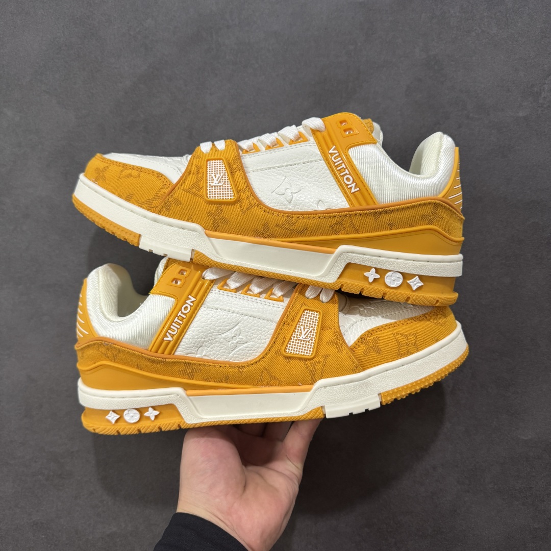 图片[13]-【GQ福利】LV Trainer 系列 经典低帮系带休闲运动百搭板鞋 原包装 原产高性价比 采用皮革鞋面材质 内里小羊皮打造及去味海玻璃脚垫，空胶工艺，外置耐磨橡胶大底 外贸客订回流 白菜价跑量 尺码：36-46-选品中心