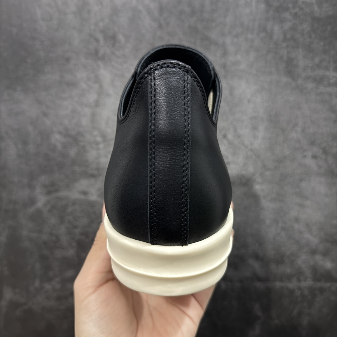 图片[4]-【XC2.0升级版】Rick Owens Vintage Low-Top Sneakers RO中帮西瓜头系列暗黑高街经典增高休闲运动板鞋 原厂皮批次上线 无需任何文案吹嘘！货硬就是王道！ 独家购入2025最新原鞋开发！重新调整最新批次细节！ 升级采用原厂粒面小牛皮打造！同步官方配备同规格材料布袋！标配原盒 加固硬盒外套 高标准出货！ PS：退换布袋丢失扣20 请知悉！ 尺码：38-45-选品中心