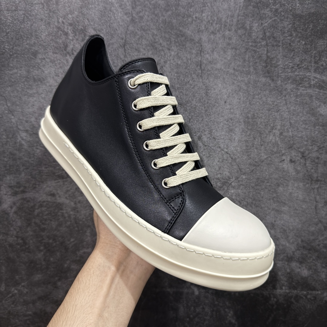 图片[3]-【XC2.0升级版】Rick Owens Vintage Low-Top Sneakers RO中帮西瓜头系列暗黑高街经典增高休闲运动板鞋 原厂皮批次上线 无需任何文案吹嘘！货硬就是王道！ 独家购入2025最新原鞋开发！重新调整最新批次细节！ 升级采用原厂粒面小牛皮打造！同步官方配备同规格材料布袋！标配原盒 加固硬盒外套 高标准出货！ PS：退换布袋丢失扣20 请知悉！ 尺码：38-45-选品中心
