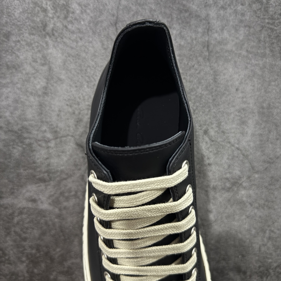 图片[8]-【XC2.0升级版】Rick Owens Vintage Low-Top Sneakers RO中帮西瓜头系列暗黑高街经典增高休闲运动板鞋 原厂皮批次上线 无需任何文案吹嘘！货硬就是王道！ 独家购入2025最新原鞋开发！重新调整最新批次细节！ 升级采用原厂粒面小牛皮打造！同步官方配备同规格材料布袋！标配原盒 加固硬盒外套 高标准出货！ PS：退换布袋丢失扣20 请知悉！ 尺码：38-45-选品中心