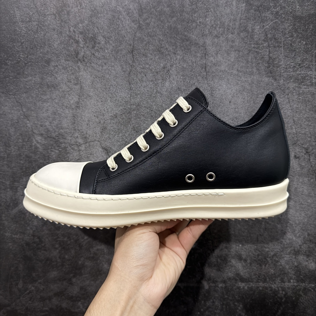 图片[2]-【XC2.0升级版】Rick Owens Vintage Low-Top Sneakers RO中帮西瓜头系列暗黑高街经典增高休闲运动板鞋 原厂皮批次上线 无需任何文案吹嘘！货硬就是王道！ 独家购入2025最新原鞋开发！重新调整最新批次细节！ 升级采用原厂粒面小牛皮打造！同步官方配备同规格材料布袋！标配原盒 加固硬盒外套 高标准出货！ PS：退换布袋丢失扣20 请知悉！ 尺码：38-45-选品中心