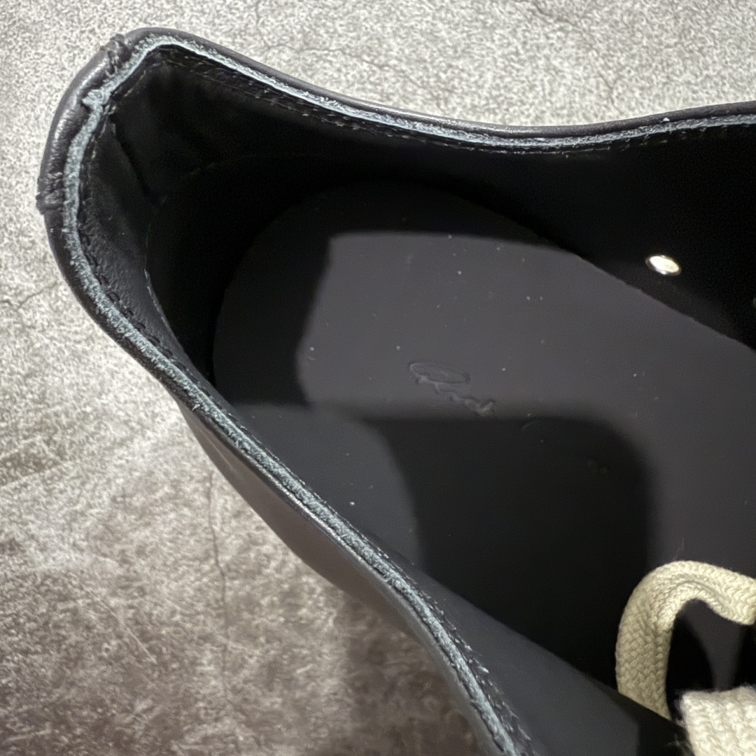 图片[8]-【XC2.0升级版】Rick Owens Vintage Low-Top Sneakers RO中帮西瓜头系列暗黑高街经典增高休闲运动板鞋 原厂皮批次上线 无需任何文案吹嘘！货硬就是王道！ 独家购入2025最新原鞋开发！重新调整最新批次细节！ 升级采用原厂粒面小牛皮打造！同步官方配备同规格材料布袋！标配原盒 加固硬盒外套 高标准出货！ PS：退换布袋丢失扣20 请知悉！ 尺码：38-45-选品中心