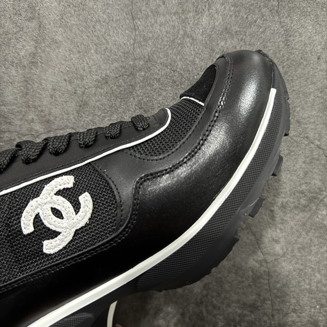 图片[6]-【莞顶礼盒版】CHANEL香奈儿25K 高跟运动鞋 全套官方统一礼盒顶级包装‼️ 拼色熊猫鞋必备爆款超级耐看，粗跟稳步增高 跟高4公分 秒变大长腿🦵 #运动休闲鞋 #老爹鞋 #厚底休闲鞋 #小香 #情侣老爹鞋 #休闲鞋穿搭 #香奈儿鞋 #chanel鞋 #运动鞋 #熊猫鞋 采用鞋面进口拼色小牛皮 内里进口透气网 大底采用TPU耐磨 颜色：黑色 白色 尺码：35 36 37 38 39 40-选品中心