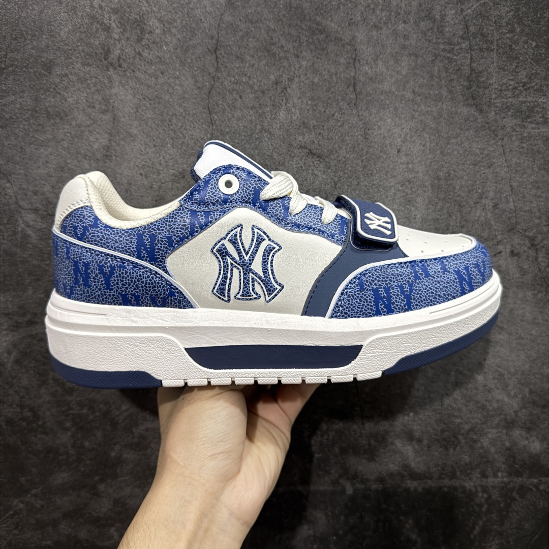 【纯原M版】MLB Chunky Liner Basic NY复古印花学长鞋系列低帮轻量增高厚底百搭休闲运动慢跑鞋板鞋 Korea韩国联名NY美国榄球纽约洋基队限定 韩国代购专供 顶级品质 MLB专用菱形双针中底布 重点细节中底布带注胶孔 原盒原标 全套原楦原纸板原厂数据开发 中韩文保养标贴 绿色防霉片 平台代购专供 独家一比一RB+MD组合大底 高频后跟小人Logo精准对位立体饱满 正确网布加超迁鞋面 转印中底走线紧密 转印Logo工艺表层防刮不掉色 尺码：35 36 36.5 37.5 38 38.5 39 40 40.5 41 42 42.5 43 44 44.5 45-选品中心