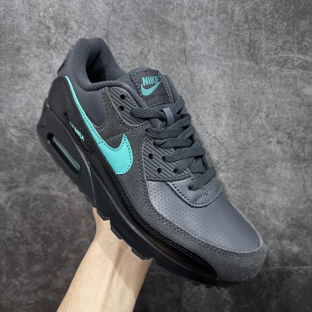 图片[3]-【顶级芯片版】Nike Air Max 90 舒适 复古 合成革减震防滑透气 低帮 休闲跑步鞋 黑绿 IF0670-002 鞋舌标可扫码 海外欧州过验版 原纸版原楦头 顶级90款问市 开发数月 原版开发 多道QC质检 鞋型完美复刻 原厂级别工艺 正确色卡 正确气垫蓝光 正确大底 独家私模 采用进口头层牛皮拼接 定位高端市场 行业标杆工艺 尺码：40 40.5 41 42 42.5 43 44 44.5 45 46-选品中心