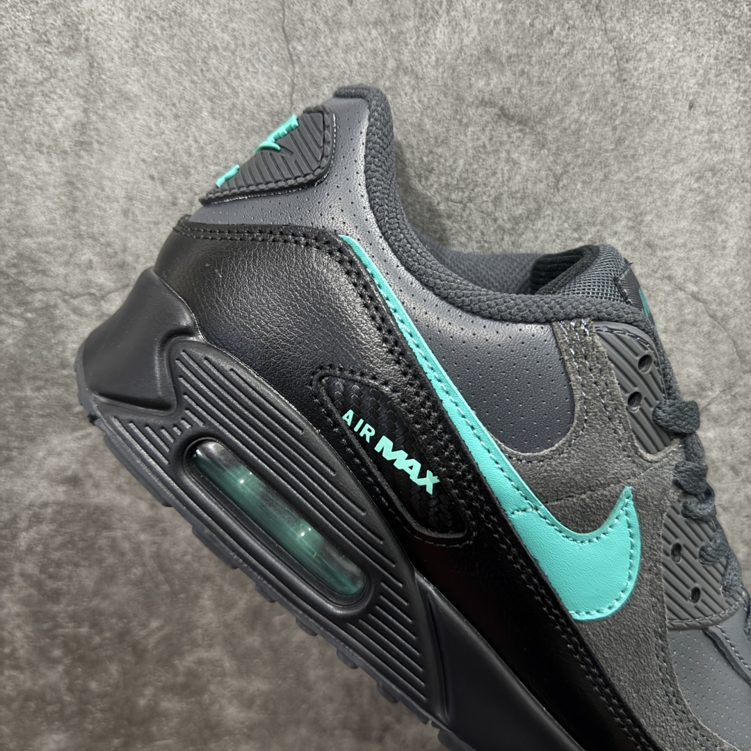图片[7]-【顶级芯片版】Nike Air Max 90 舒适 复古 合成革减震防滑透气 低帮 休闲跑步鞋 黑绿 IF0670-002 鞋舌标可扫码 海外欧州过验版 原纸版原楦头 顶级90款问市 开发数月 原版开发 多道QC质检 鞋型完美复刻 原厂级别工艺 正确色卡 正确气垫蓝光 正确大底 独家私模 采用进口头层牛皮拼接 定位高端市场 行业标杆工艺 尺码：40 40.5 41 42 42.5 43 44 44.5 45 46-选品中心