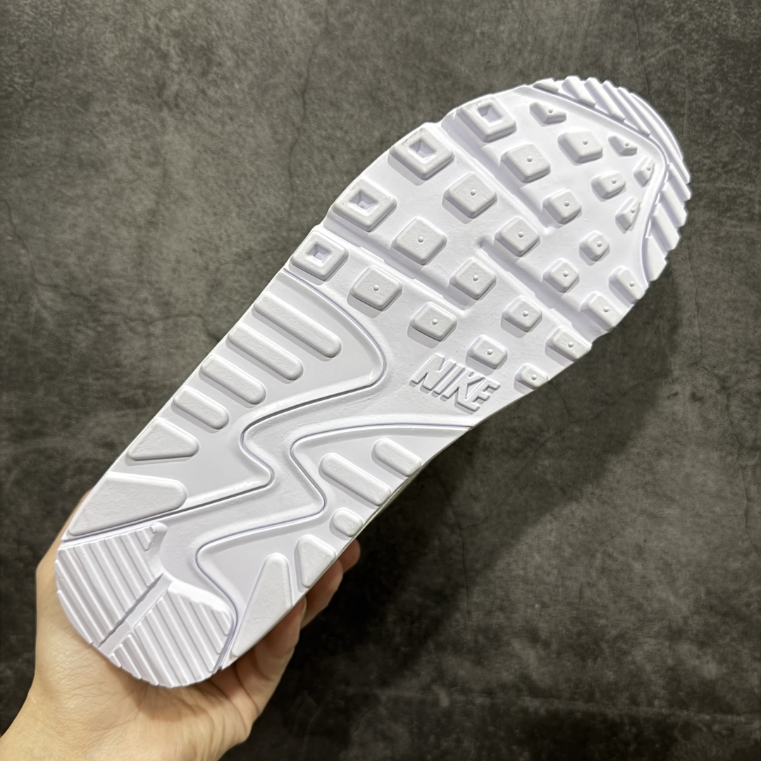 图片[9]-【顶级芯片版】Nike Air Max 90 舒适 复古 合成革减震防滑透气 低帮 休闲跑步鞋 全白纯白 CN8490-100 鞋舌标可扫码 海外欧州过验版 原纸版原楦头 顶级90款问市 开发数月 原版开发 多道QC质检 鞋型完美复刻 原厂级别工艺 正确色卡 正确气垫蓝光 正确大底 独家私模 采用进口头层牛皮拼接 定位高端市场 行业标杆工艺 尺码：40 40.5 41 42 42.5 43 44 44.5 45 46-选品中心