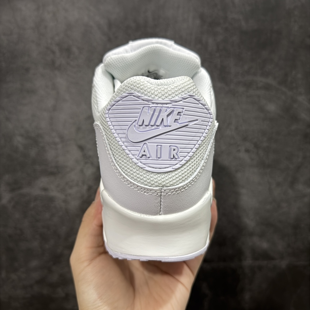 图片[4]-【顶级芯片版】Nike Air Max 90 舒适 复古 合成革减震防滑透气 低帮 休闲跑步鞋 全白纯白 CN8490-100 鞋舌标可扫码 海外欧州过验版 原纸版原楦头 顶级90款问市 开发数月 原版开发 多道QC质检 鞋型完美复刻 原厂级别工艺 正确色卡 正确气垫蓝光 正确大底 独家私模 采用进口头层牛皮拼接 定位高端市场 行业标杆工艺 尺码：40 40.5 41 42 42.5 43 44 44.5 45 46-选品中心