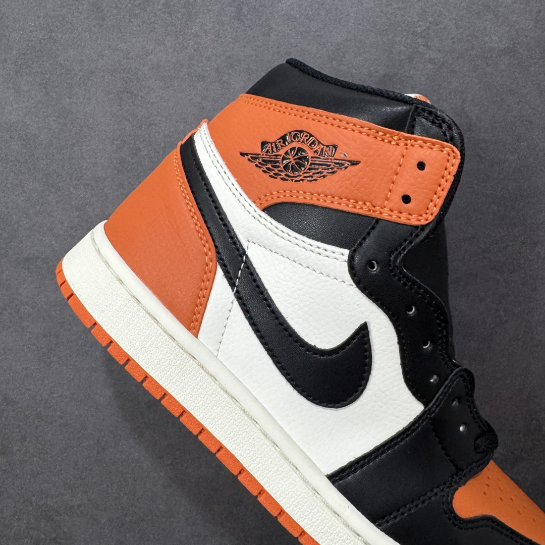 图片[6]-【H11版本】耐克Nike Air Jordan 1 Retro High OG\”Shattered Backboard 2025\”AJ1代经典复古经典高帮百搭文化篮球鞋“黑橙扣碎篮板2025”DZ5485-008 公司级真标半码制#原档案原数据开发版型#采用荔枝纹头层皮革鞋面材质#原厂立体填充鞋舌海绵#中底注胶孔及缜密中底拉帮工艺#原数据开发模具大底 尺码：35.5 36 36.5 37.5 38 38.5 39 40 40.5 41 42 42.5 43 44 44.5 45 46 47.5 编码：H1B290300-选品中心