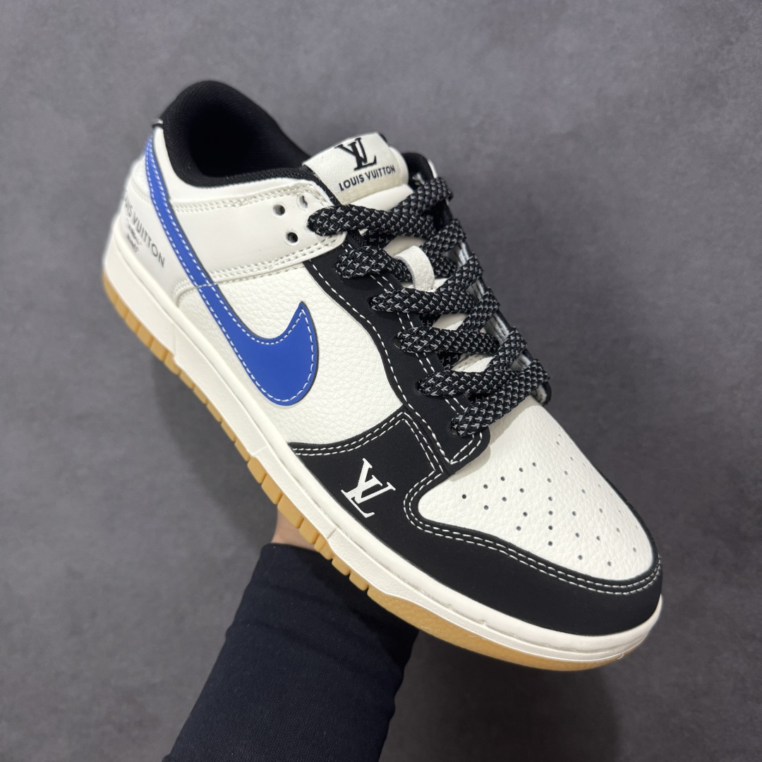 图片[3]-【定制版】Nike SB Dunk Low LV联名 米黑篮生胶 周年高端定制 低帮休闲板鞋 JP1628-003  #定制鞋盒 大厂纯原品质出货 超高清洁度 皮料切割干净无任何毛边 细节完美   尺码：36 36.5 37.5 38 38.5 39 40 40.5 41 42 42.5 43 44 44.5 45 编码：HXSB330340-选品中心