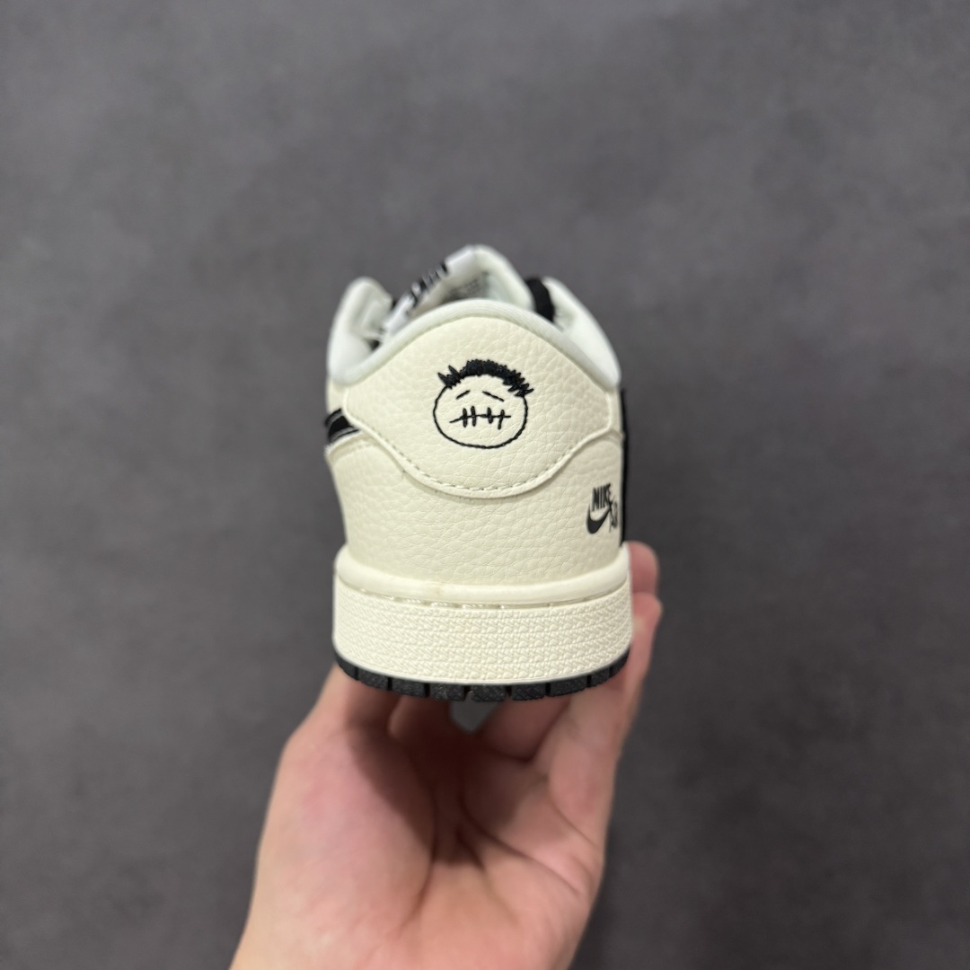 图片[4]-【定制版】Nike Jordan Air Jordan 1 “NIKE联名——飞人米黑勾” 高端定制 乔丹低帮休闲板鞋 大厂纯原品质出货 纯正版型 定制鞋盒 皮料切割干净无任何毛边 细节完美 超高清洁度 货号：DD7866-105 尺码：36 36.5 37.5 38 38.5 39 40 40.5 41 42 42.5 43 44 44.5 45-选品中心