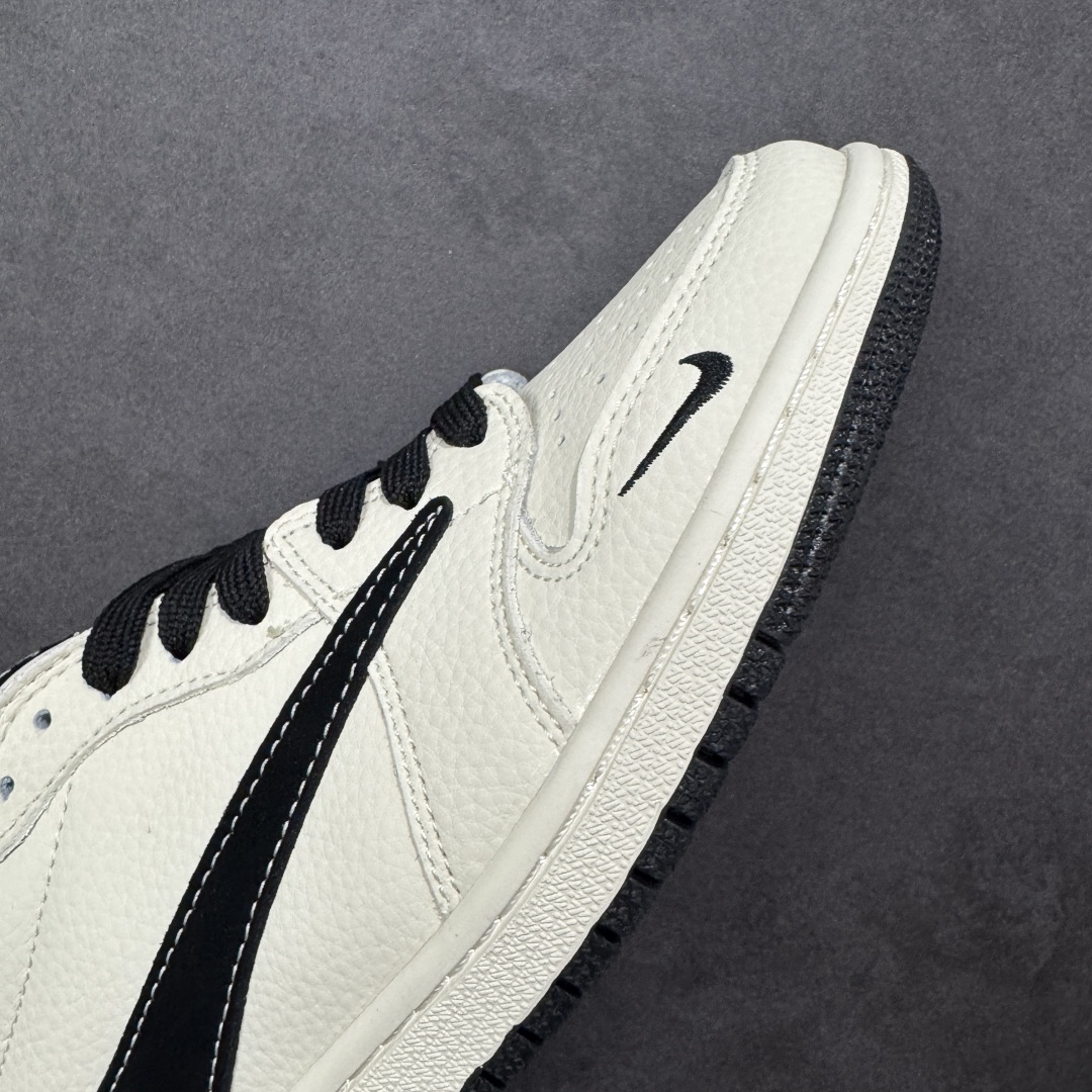 图片[5]-【定制版】Nike Jordan Air Jordan 1 “NIKE联名——飞人米黑勾” 高端定制 乔丹低帮休闲板鞋 大厂纯原品质出货 纯正版型 定制鞋盒 皮料切割干净无任何毛边 细节完美 超高清洁度 货号：DD7866-105 尺码：36 36.5 37.5 38 38.5 39 40 40.5 41 42 42.5 43 44 44.5 45-选品中心