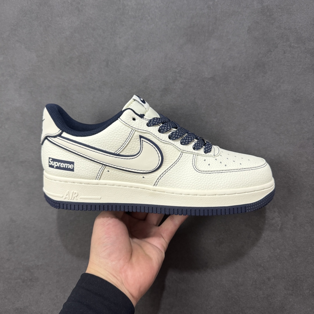 【定制版】NIke Air Force 1 \'07 Low “Supreme联名-米蓝兔八哥”空军一号 低帮 运动鞋 休闲鞋 折边针车 工艺难度大 原楦头原纸板 原装鞋盒 定制五金配件 内置全掌气垫 原厂鞋底 货号：SM6668-113 尺码：36 36.5 37.5 38 38.5 39 40 40.5 41 42 42.5 43 44 44.5 45-选品中心