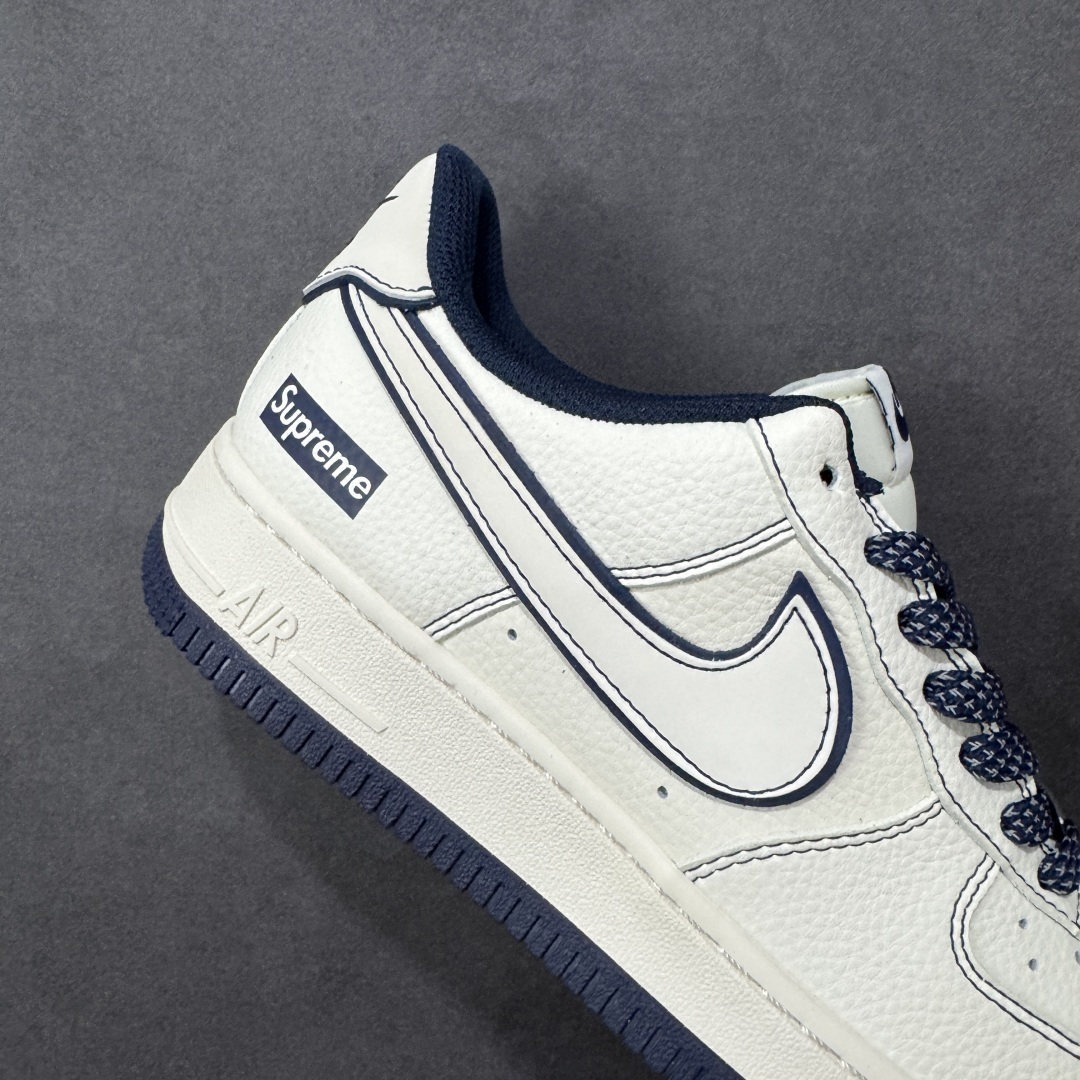 图片[6]-【定制版】NIke Air Force 1 \’07 Low “Supreme联名-米蓝兔八哥”空军一号 低帮 运动鞋 休闲鞋 折边针车 工艺难度大 原楦头原纸板 原装鞋盒 定制五金配件 内置全掌气垫 原厂鞋底 货号：SM6668-113 尺码：36 36.5 37.5 38 38.5 39 40 40.5 41 42 42.5 43 44 44.5 45-选品中心
