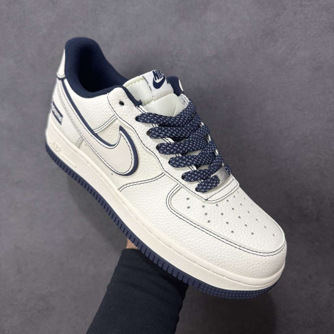 图片[3]-【定制版】NIke Air Force 1 \’07 Low “Supreme联名-米蓝兔八哥”空军一号 低帮 运动鞋 休闲鞋 折边针车 工艺难度大 原楦头原纸板 原装鞋盒 定制五金配件 内置全掌气垫 原厂鞋底 货号：SM6668-113 尺码：36 36.5 37.5 38 38.5 39 40 40.5 41 42 42.5 43 44 44.5 45-选品中心