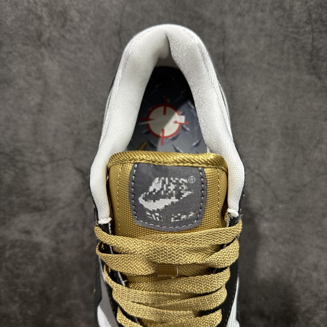 图片[8]-【外贸纯原】.SWOOSH x Nike Air Max 1 \”Big Head Mode\”舒适百搭 低帮跑步鞋 男女同款 黑灰色 IB9898-001 外贸大厂出品 原鞋购入开发 耗时数月研发 原厂皮 原厂辅料 原厂配件 原楦 原纸板 真真的 目前T1品质 尺码：36-47.5-选品中心