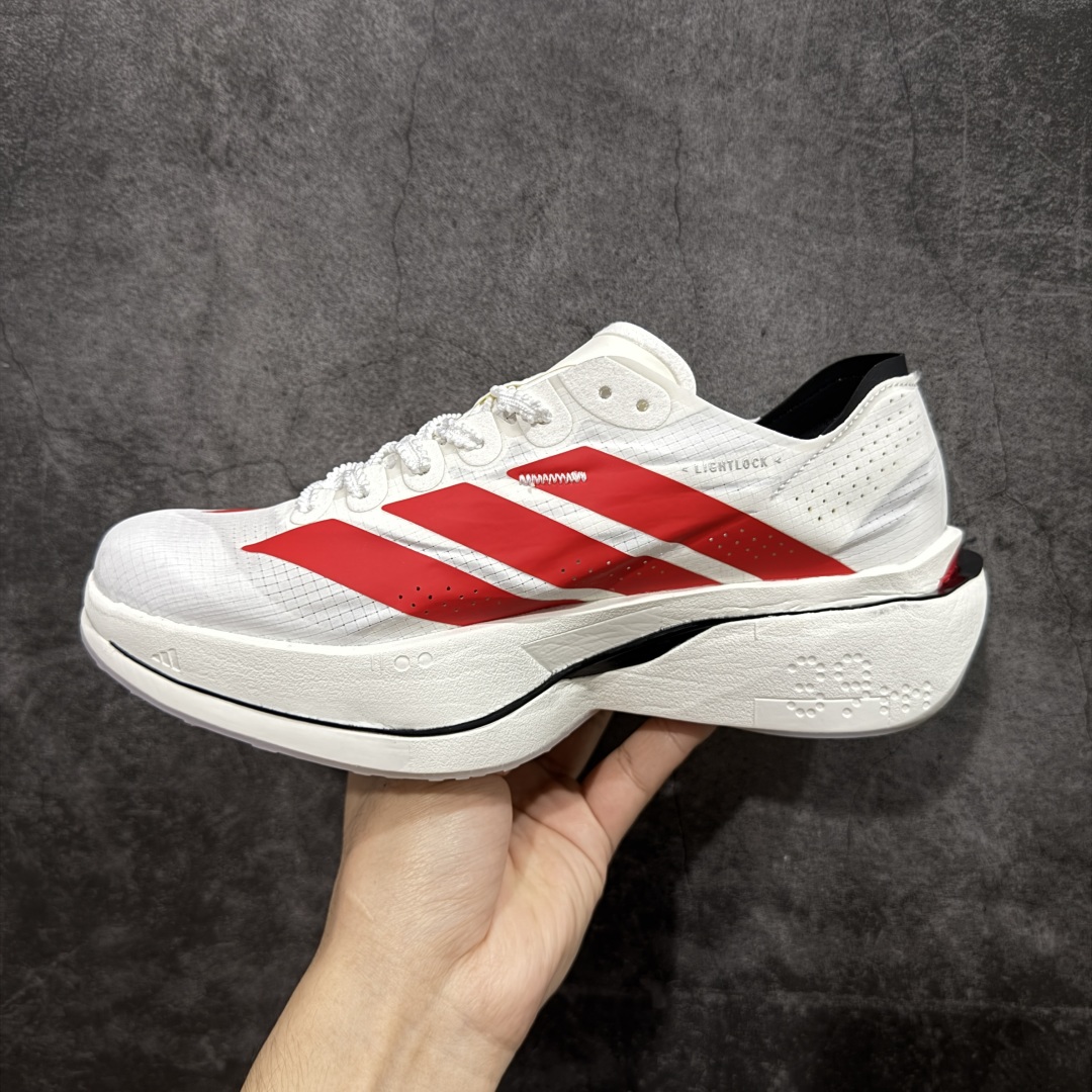 图片[2]-【纯原真碳】Adidas Adizero Adios Pro 5 M 阿迪达斯 耐磨减震专业跑步鞋 无论是平时训练还是马拉松 让这款跑步鞋伴你畅快开跑 兼具舒适性和结构感 搭载Lightstrike科技 为步伐注入活力 尺码：36-45 货号：JR1675-选品中心