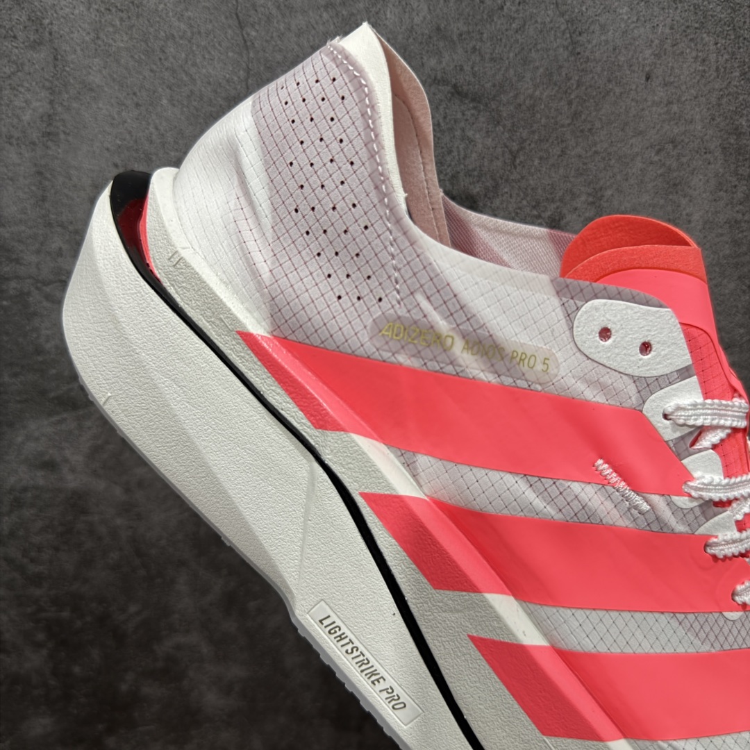 图片[7]-【纯原真碳】Adidas Adizero Adios Pro 5 M 阿迪达斯 耐磨减震专业跑步鞋 无论是平时训练还是马拉松 让这款跑步鞋伴你畅快开跑 兼具舒适性和结构感 搭载Lightstrike科技 为步伐注入活力 尺码：36-45 货号：JR1673-选品中心