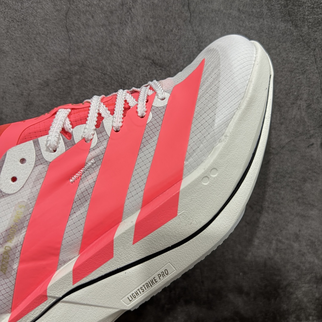 图片[6]-【纯原真碳】Adidas Adizero Adios Pro 5 M 阿迪达斯 耐磨减震专业跑步鞋 无论是平时训练还是马拉松 让这款跑步鞋伴你畅快开跑 兼具舒适性和结构感 搭载Lightstrike科技 为步伐注入活力 尺码：36-45 货号：JR1673-选品中心
