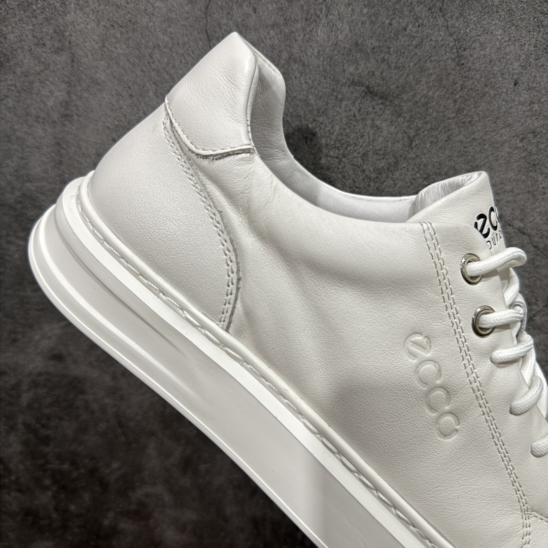 图片[7]-【莞产版本】ECCO爱步休闲鞋子男鞋 透气防水百搭休闲板鞋 柔酷7号系列经典小白鞋 鞋面采用臻选牛皮 质感丰富，脚感柔软舒适 鞋面设有GORE-TEX防水薄膜 给你贴心防水保护 简约系带 贴合脚型 橡胶鞋底 轻盈柔韧，防滑耐磨 舒适耐穿 随享出行 休闲百搭 简约利落 尺码：38 39 40 41 42 43 44（皮鞋码）-选品中心