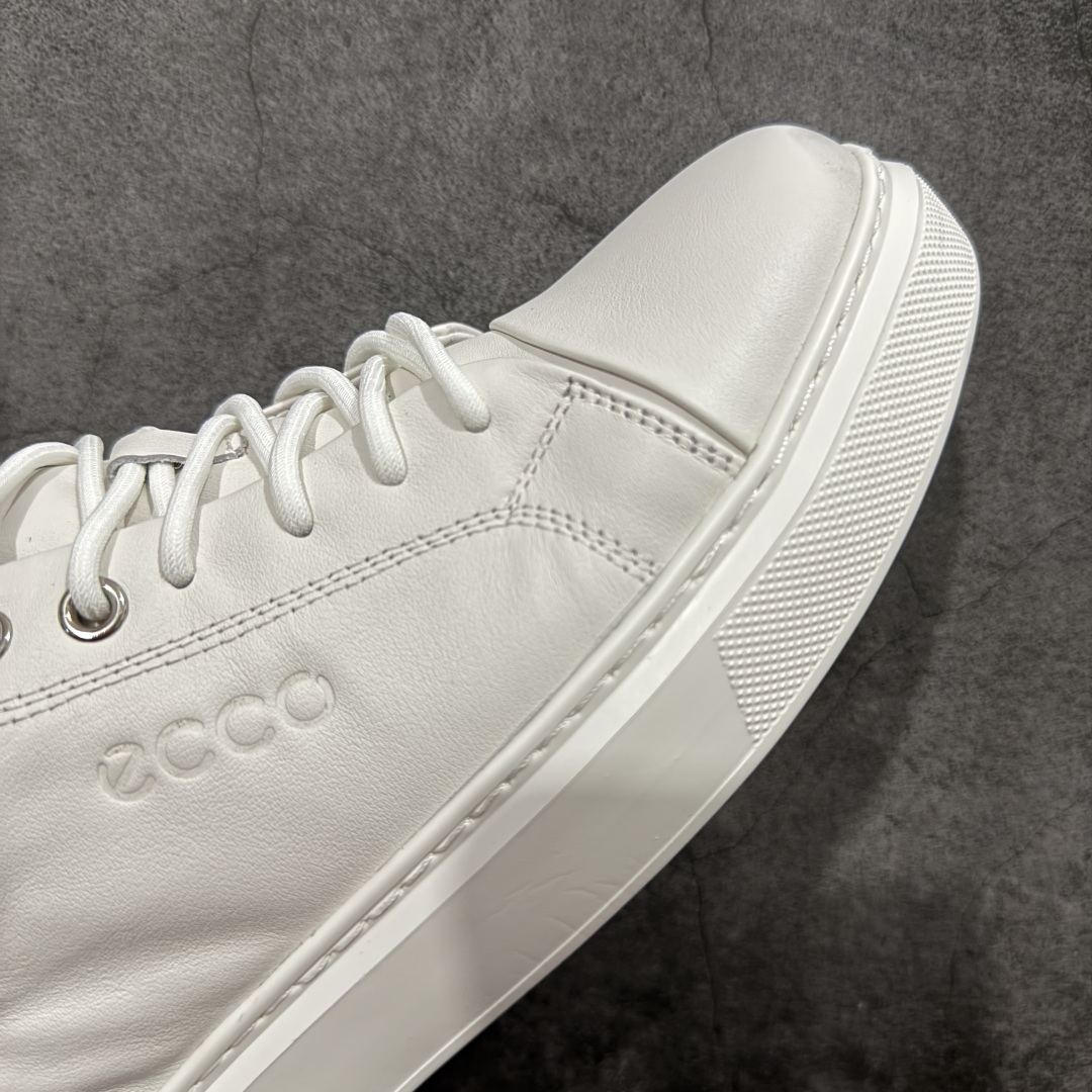 图片[6]-【莞产版本】ECCO爱步休闲鞋子男鞋 透气防水百搭休闲板鞋 柔酷7号系列经典小白鞋 鞋面采用臻选牛皮 质感丰富，脚感柔软舒适 鞋面设有GORE-TEX防水薄膜 给你贴心防水保护 简约系带 贴合脚型 橡胶鞋底 轻盈柔韧，防滑耐磨 舒适耐穿 随享出行 休闲百搭 简约利落 尺码：38 39 40 41 42 43 44（皮鞋码）-选品中心