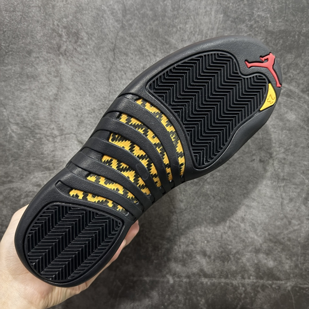 500 莞产裁片 顶级Air Jordan AJ12 黑白金扣 CT8013-117