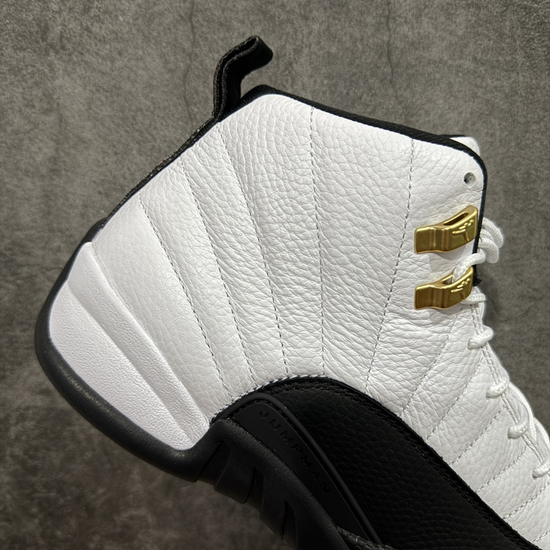 500 莞产裁片 顶级Air Jordan AJ12 黑白金扣 CT8013-117