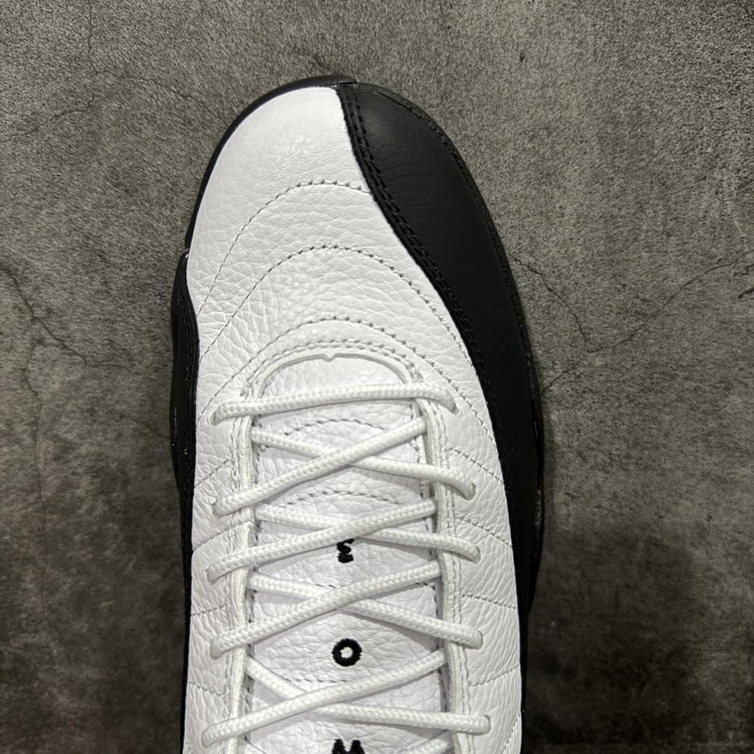 500 莞产裁片 顶级Air Jordan AJ12 黑白金扣 CT8013-117