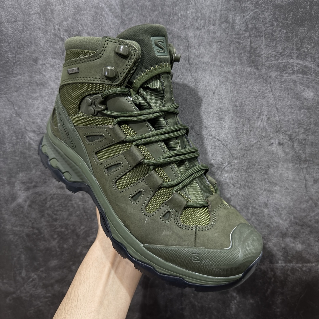 图片[3]-【莞产纯原】SALOMON萨洛蒙 XT-Quest 4D GTX Forces 2 EN 减震防滑耐磨 高帮 户外功能鞋 男鞋 顶级 户外越野性能超强 原鞋开发 原数据纸板打造完美鞋型 全鞋使用头层磨砂皮➕gtx防水材料拼接 独家私模组合大底 原装Ortholite轻量化鞋垫 中底布带钢印编号 原厂TPU锁扣 进口港宝加持 后跟自然饱满 还原公司包裹性 全方位贴合包裹脚型 鞋跟部鞋底牵引设计 提供强大的抓地性能 更适应野外崎岖不平的道路 尺码： 40-46-选品中心