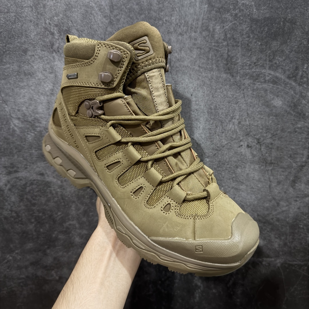 图片[3]-【莞产纯原】SALOMON萨洛蒙 XT-Quest 4D GTX Forces 2 EN 减震防滑耐磨 高帮 户外功能鞋 男鞋 顶级 户外越野性能超强 原鞋开发 原数据纸板打造完美鞋型 全鞋使用头层磨砂皮➕gtx防水材料拼接 独家私模组合大底 原装Ortholite轻量化鞋垫 中底布带钢印编号 原厂TPU锁扣 进口港宝加持 后跟自然饱满 还原公司包裹性 全方位贴合包裹脚型 鞋跟部鞋底牵引设计 提供强大的抓地性能 更适应野外崎岖不平的道路 尺码： 40-46-选品中心