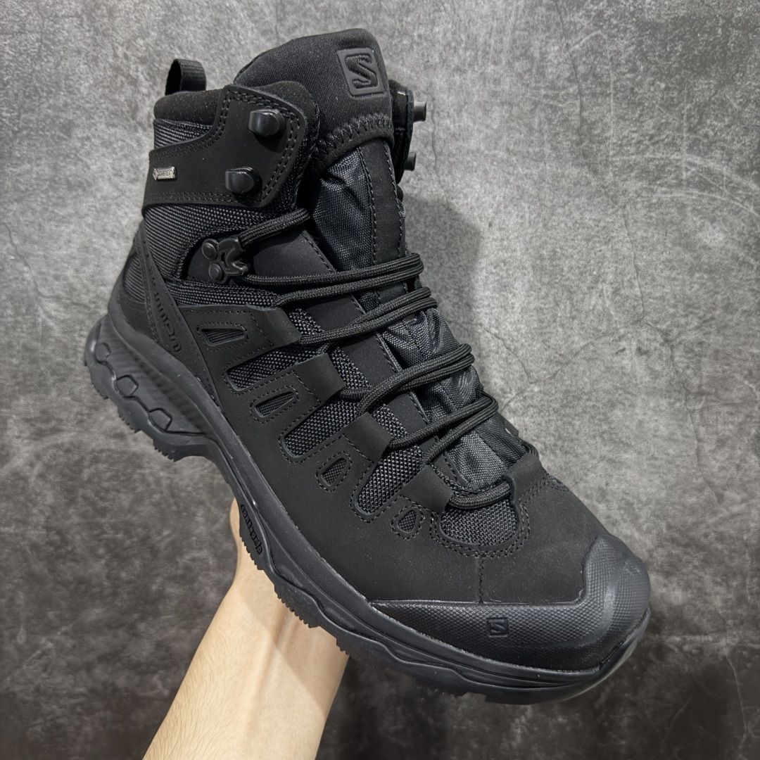 图片[3]-【莞产纯原】SALOMON萨洛蒙 XT-Quest 4D GTX Forces 2 EN 减震防滑耐磨 高帮 户外功能鞋 男鞋 顶级 户外越野性能超强 原鞋开发 原数据纸板打造完美鞋型 全鞋使用头层磨砂皮➕gtx防水材料拼接 独家私模组合大底 原装Ortholite轻量化鞋垫 中底布带钢印编号 原厂TPU锁扣 进口港宝加持 后跟自然饱满 还原公司包裹性 全方位贴合包裹脚型 鞋跟部鞋底牵引设计 提供强大的抓地性能 更适应野外崎岖不平的道路 尺码： 40-46-选品中心