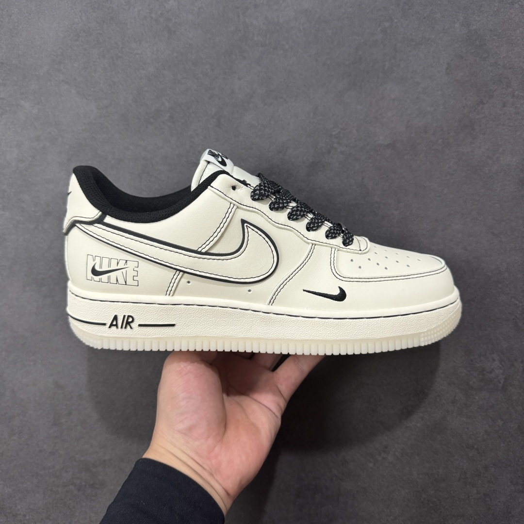 【定制版】Nike Air Force 1\'07 Low 米黑兔八哥水晶底 空军一号低帮休闲板鞋 SM6668-115  #原楦头原纸板 原装鞋盒 定制五金配件 内置全掌气垫 原厂鞋底  尺码：36 36.5 37.5 38 38.5 39 40 40.5 41 42 42.5 43 44 44.5 45 编码：HXSB310320-选品中心