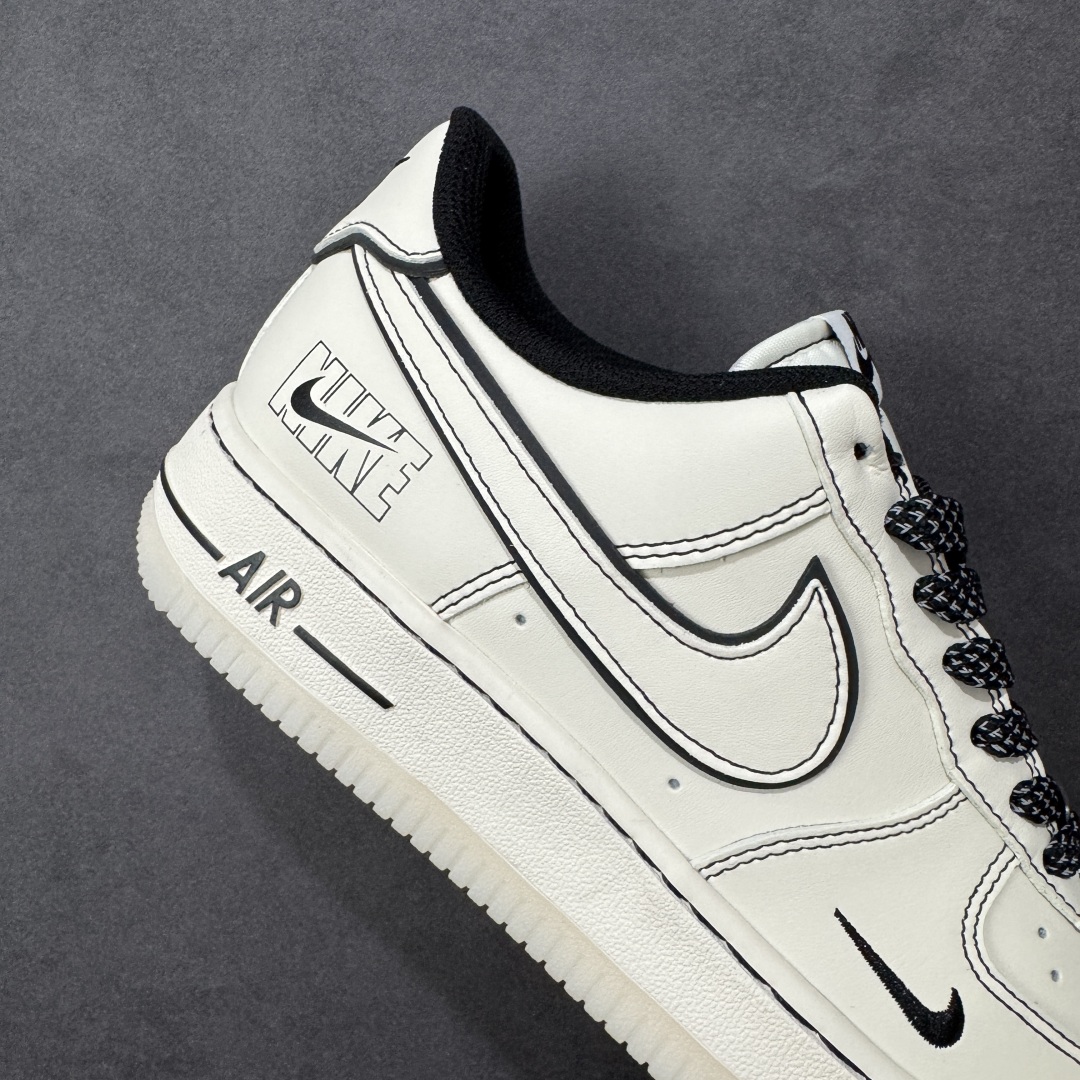 图片[6]-【定制版】Nike Air Force 1\’07 Low 米黑兔八哥水晶底 空军一号低帮休闲板鞋 SM6668-115  #原楦头原纸板 原装鞋盒 定制五金配件 内置全掌气垫 原厂鞋底  尺码：36 36.5 37.5 38 38.5 39 40 40.5 41 42 42.5 43 44 44.5 45 编码：HXSB310320-选品中心