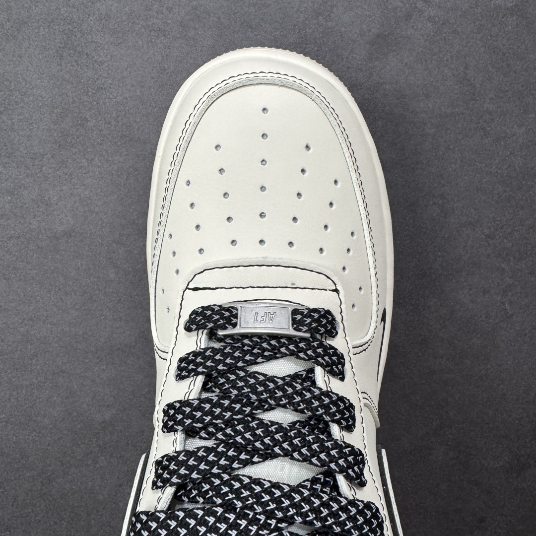 图片[8]-【定制版】Nike Air Force 1\’07 Low 米黑兔八哥水晶底 空军一号低帮休闲板鞋 SM6668-115  #原楦头原纸板 原装鞋盒 定制五金配件 内置全掌气垫 原厂鞋底  尺码：36 36.5 37.5 38 38.5 39 40 40.5 41 42 42.5 43 44 44.5 45 编码：HXSB310320-选品中心