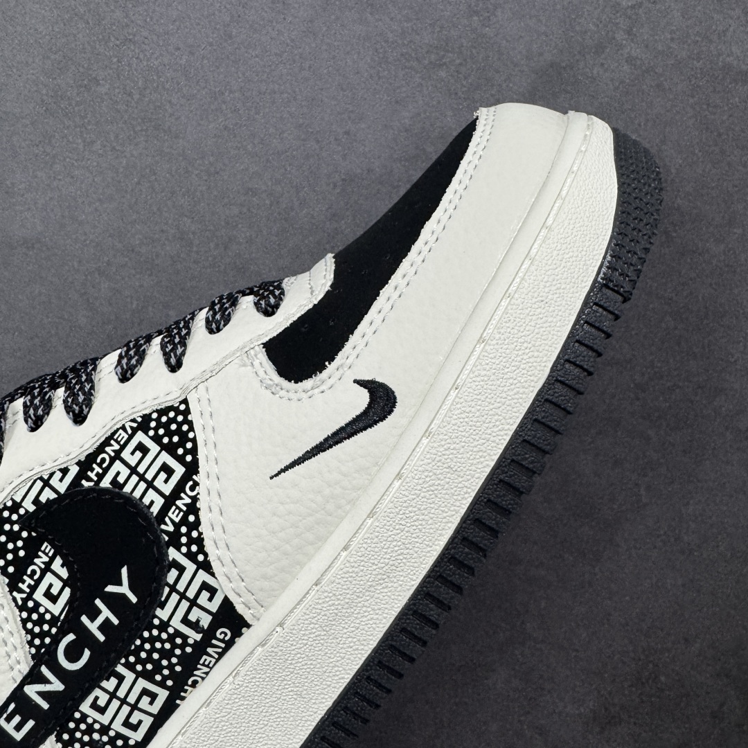 图片[5]-【定制版】Nike Air Force 1\’07 Low 纪梵希联名 印字米黑勾 空军一号低帮休闲板鞋 KJ1688-021  #原楦头原纸板 原装鞋盒 定制五金配件 内置全掌气垫 原厂鞋底  尺码：36 36.5 37.5 38 38.5 39 40 40.5 41 42 42.5 43 44 44.5 45 编码：HXSB310320-选品中心