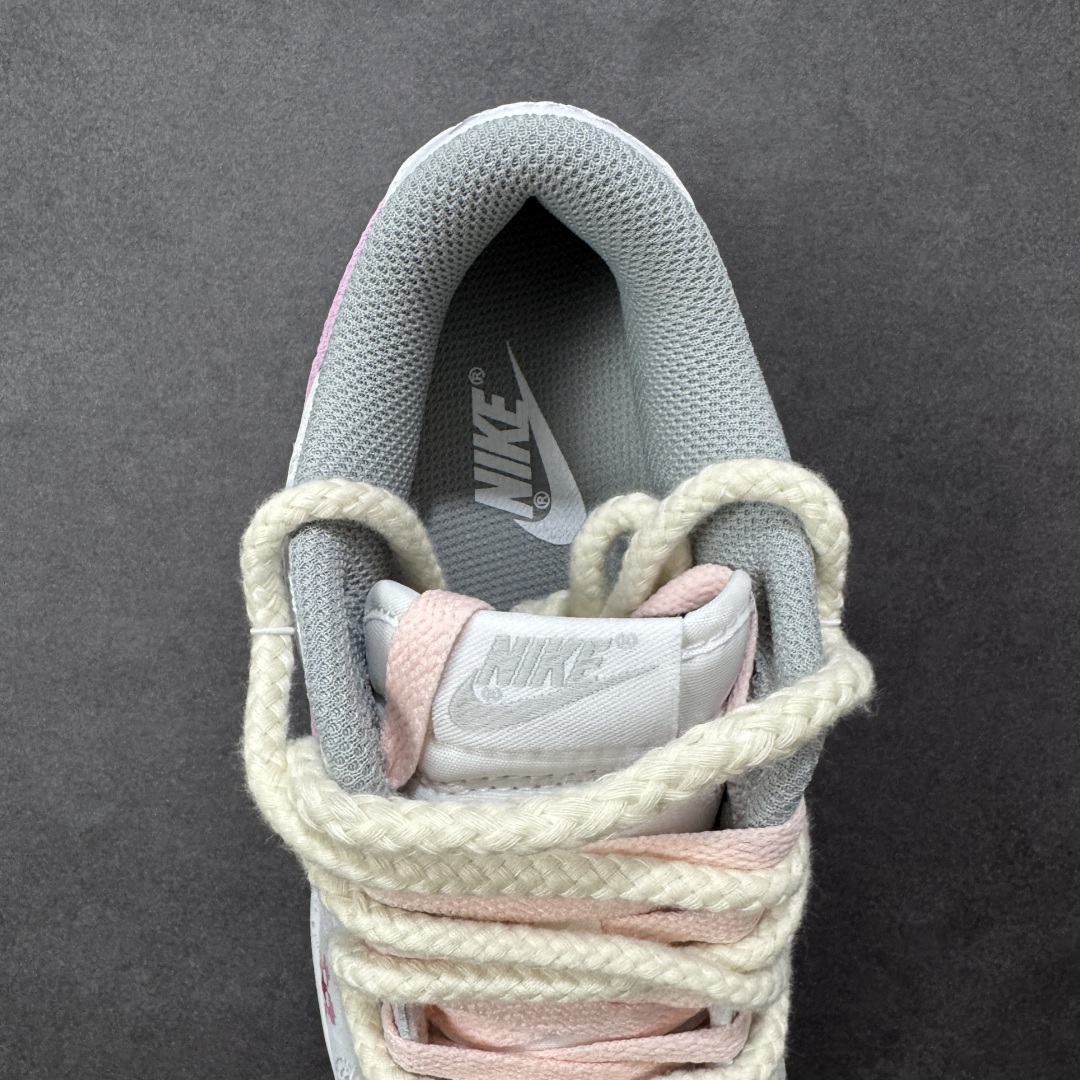 图片[7]-Nike SB Dunk Low \”Just Do It\” 绑带 落花 粉色 周年高端定制 低帮休闲板鞋 DD1503-103  #定制鞋盒 超高清洁度 皮料切割干净无任何毛边 细节完美   尺码：35.5 36 36.5 37.5 38 38.5 39 40 编码：HXSB330340-选品中心