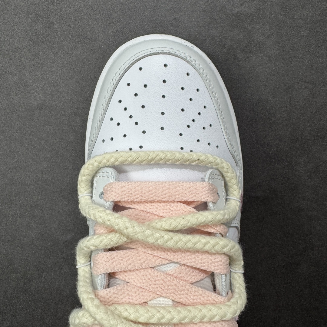 图片[8]-Nike SB Dunk Low \”Just Do It\” 绑带 落花 粉色 周年高端定制 低帮休闲板鞋 DD1503-103  #定制鞋盒 超高清洁度 皮料切割干净无任何毛边 细节完美   尺码：35.5 36 36.5 37.5 38 38.5 39 40 编码：HXSB330340-选品中心