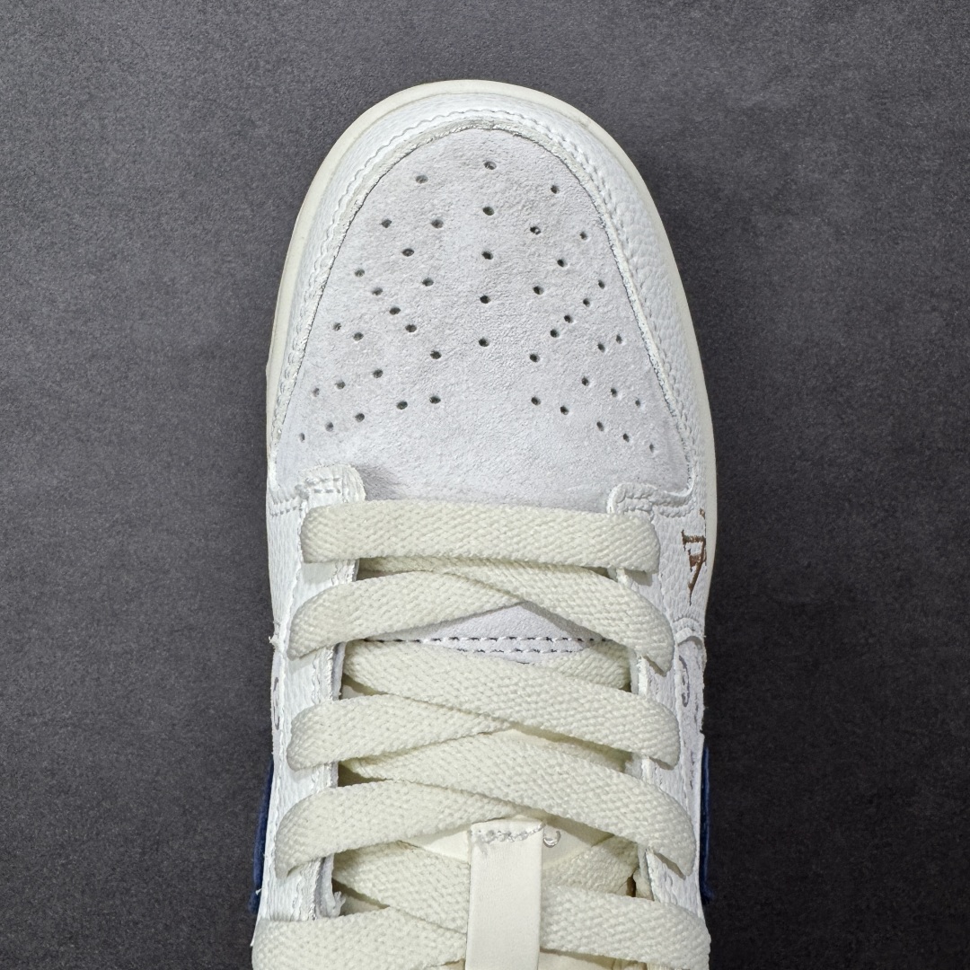 图片[8]-【定制版】NK SB Dunk Low 低帮LV联名白棕深蓝勾印花 #定制鞋盒 大厂纯原品质出货 超高清洁度 皮料切割干净无任何毛边 细节完美 货号：YF9511-907 尺码：36 36.5 37.5 38 38.5 39 40 40.5 41 42 42.5 43 44 44.5 45 编码：HXSB330340-选品中心