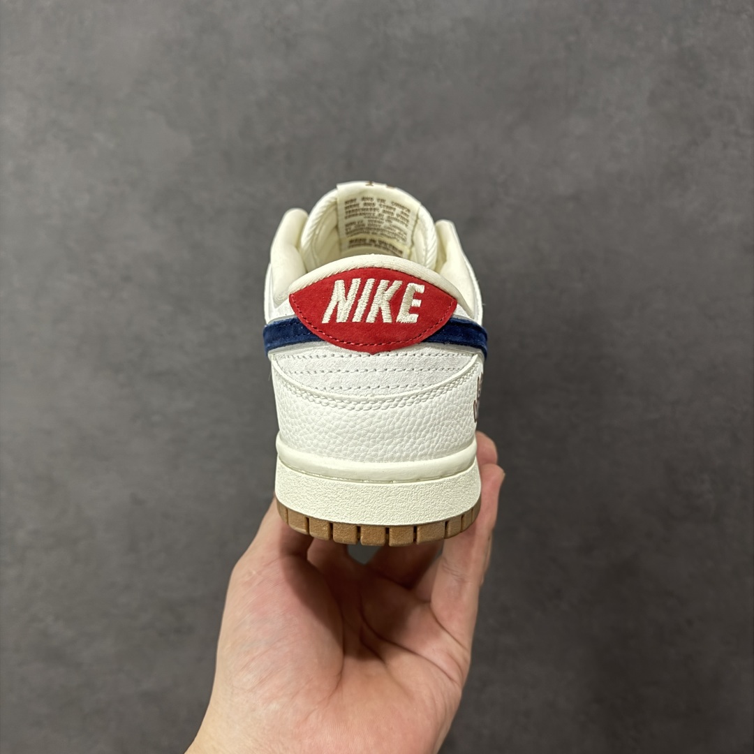 图片[4]-【定制版】NK SB Dunk Low 低帮LV联名白棕深蓝勾印花 #定制鞋盒 大厂纯原品质出货 超高清洁度 皮料切割干净无任何毛边 细节完美 货号：YF9511-907 尺码：36 36.5 37.5 38 38.5 39 40 40.5 41 42 42.5 43 44 44.5 45 编码：HXSB330340-选品中心