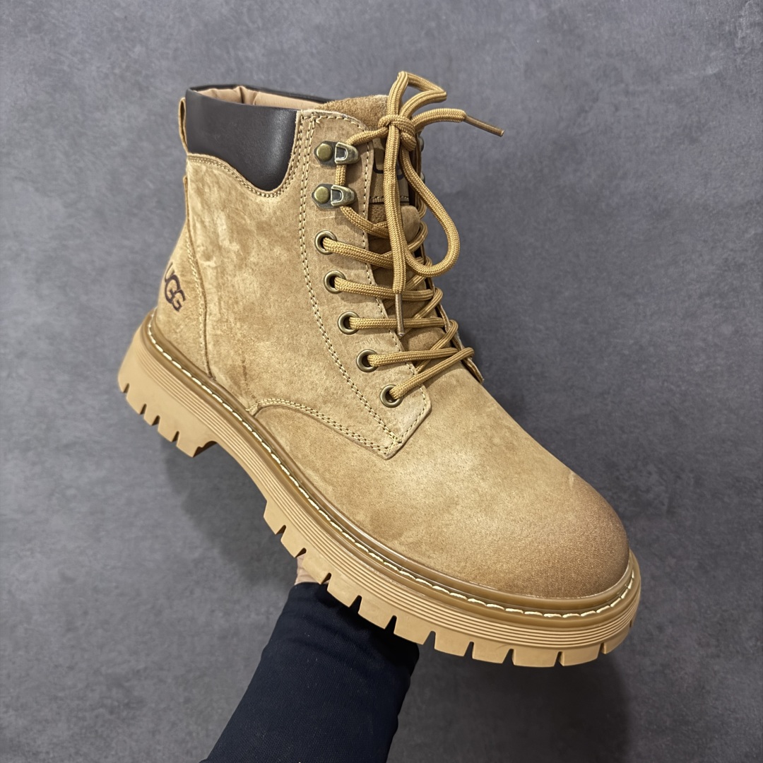 图片[3]-【广东纯原】UGG Tasman Weather Hybrid U5666M 塔斯曼混合系列中帮轻量休闲马丁靴 户外中帮休闲马丁靴雪地靴系列 #广东大厂品质 秋冬新款 时尚潮流搭配 面料釆用意大利进口磨砂牛皮 全鞋真牛皮材料 大底到五金都是代工厂原材料制作 好货不杀猪 首单质量严格把控 全套官网统一包装 今年冬季防寒户外专用产品 日常随意搭配 型男必备‼ 尺码：39 40 41 42 43 44 编码：TLB360370-选品中心