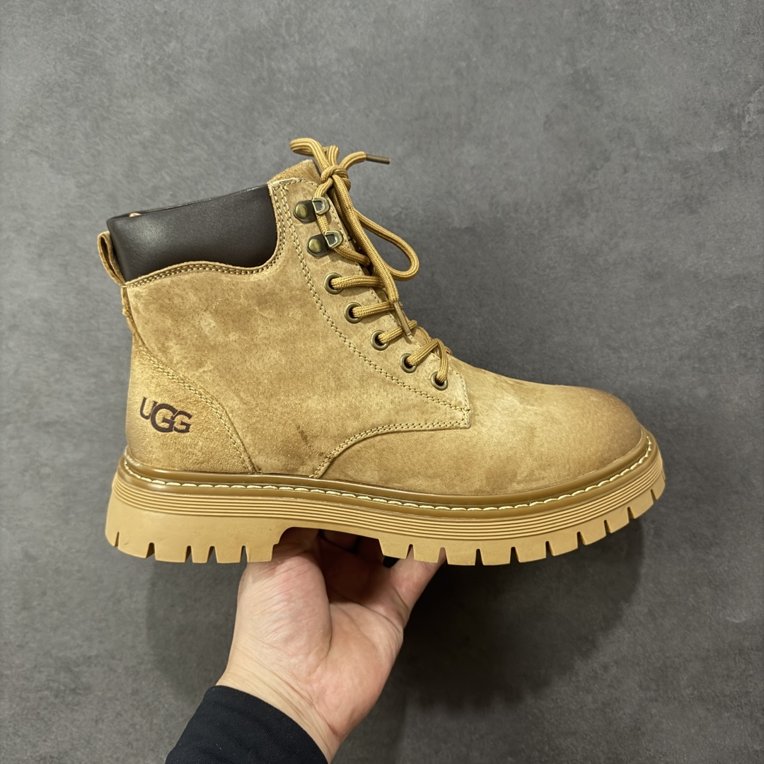 【广东纯原】UGG Tasman Weather Hybrid U5666M 塔斯曼混合系列中帮轻量休闲马丁靴 户外中帮休闲马丁靴雪地靴系列 #广东大厂品质 秋冬新款 时尚潮流搭配 面料釆用意大利进口磨砂牛皮 全鞋真牛皮材料 大底到五金都是代工厂原材料制作 好货不杀猪 首单质量严格把控 全套官网统一包装 今年冬季防寒户外专用产品 日常随意搭配 型男必备‼ 尺码：39 40 41 42 43 44 编码：TLB360370-选品中心