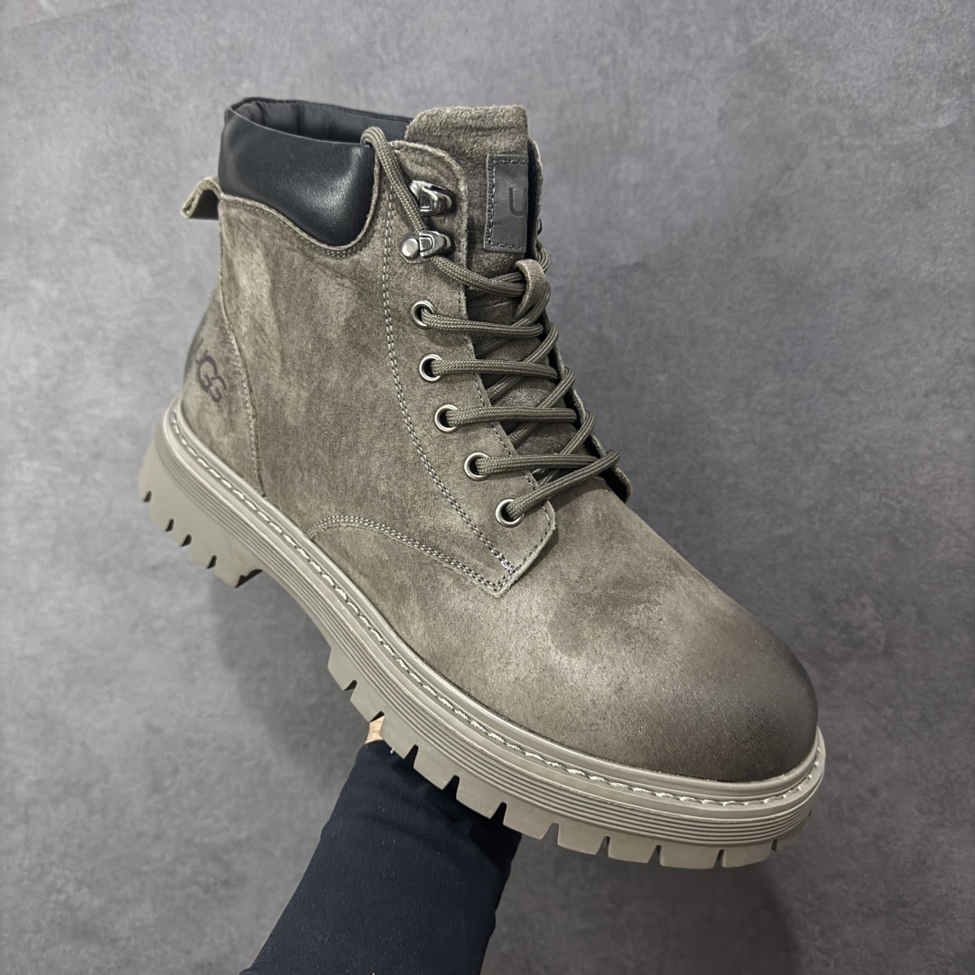 图片[3]-【广东纯原】UGG Tasman Weather Hybrid U5666M 塔斯曼混合系列中帮轻量休闲马丁靴 户外中帮休闲马丁靴雪地靴系列 #广东大厂品质 秋冬新款 时尚潮流搭配 面料釆用意大利进口磨砂牛皮 全鞋真牛皮材料 大底到五金都是代工厂原材料制作 好货不杀猪 首单质量严格把控 全套官网统一包装 今年冬季防寒户外专用产品 日常随意搭配 型男必备‼ 尺码：39 40 41 42 43 44 编码：TLB360370-选品中心