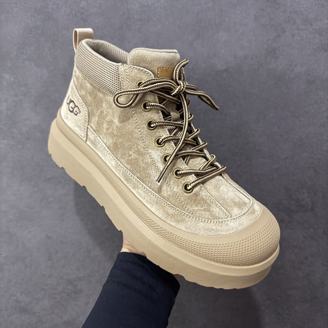 图片[3]-【广东纯原】UGG Tasman Weather Hybrid U9806 塔斯曼混合系列中帮轻量休闲马丁靴 户外中帮休闲马丁靴雪地靴系列 #广东大厂品质 秋冬新款 时尚潮流搭配 面料釆用意大利进口磨砂牛皮 全鞋真牛皮材料 大底到五金都是代工厂原材料制作 好货不杀猪 首单质量严格把控 全套官网统一包装 今年冬季防寒户外专用产品 日常随意搭配 型男必备‼ 尺码：39 40 41 42 43 44 编码：TLB310320-选品中心